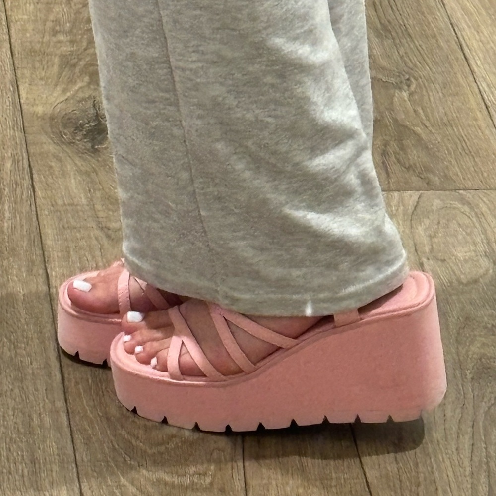 Baby Pink Madden Girl Platforms
